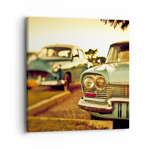 Obraz na płótnie - Poczekamy, zobaczymy - 40x40 cm