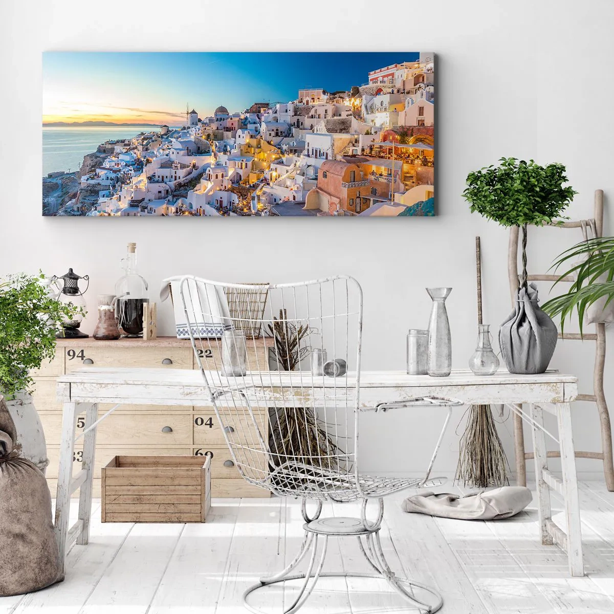 Obraz na płótnie - Esencja greckości - 100x40 cm