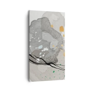 Obraz na płótnie - Kompozycja organiczna - 45x80 cm