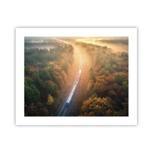 Plakat - Jesienna podróż - 50x40 cm