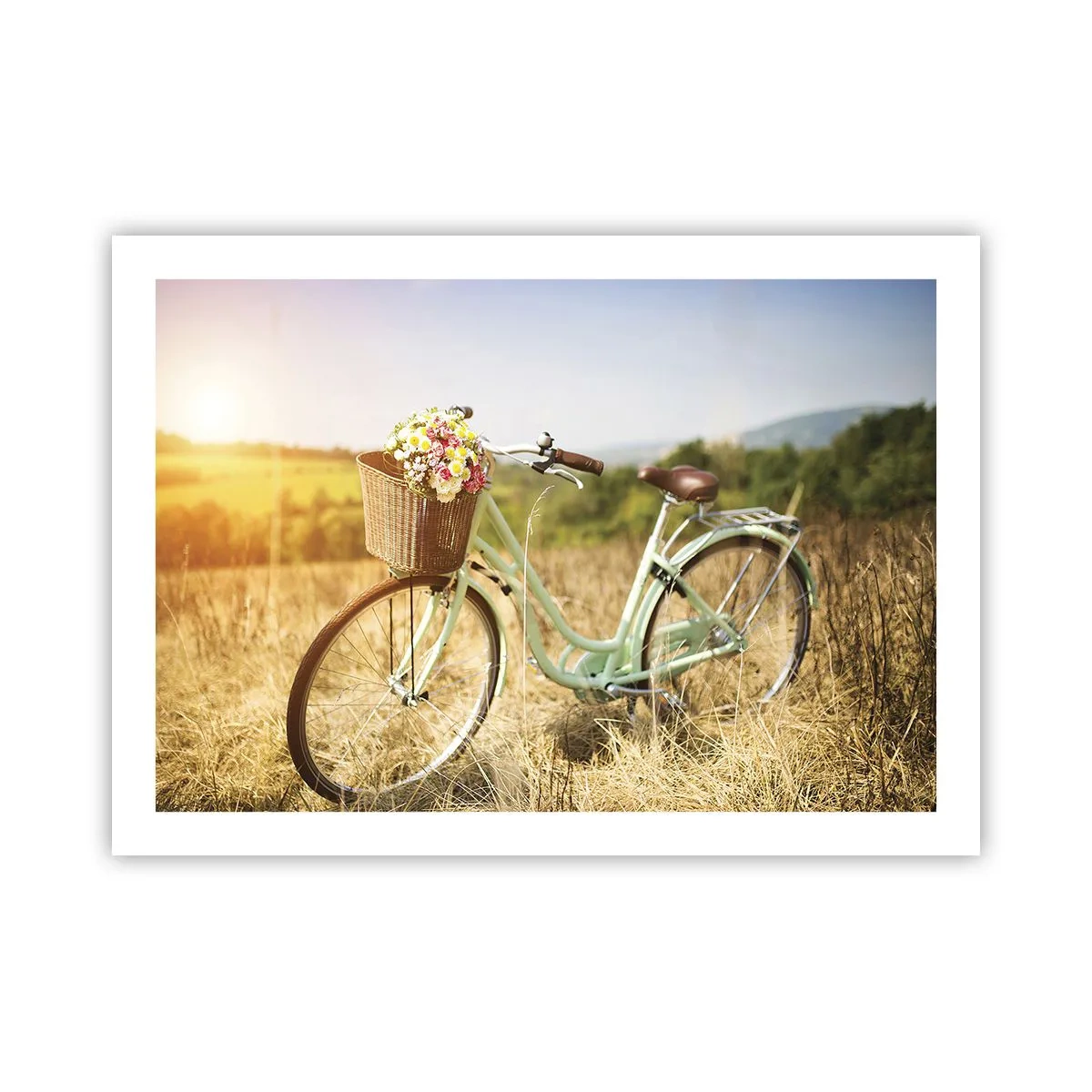Plakat - Zostanę tu chwilę - 70x50 cm