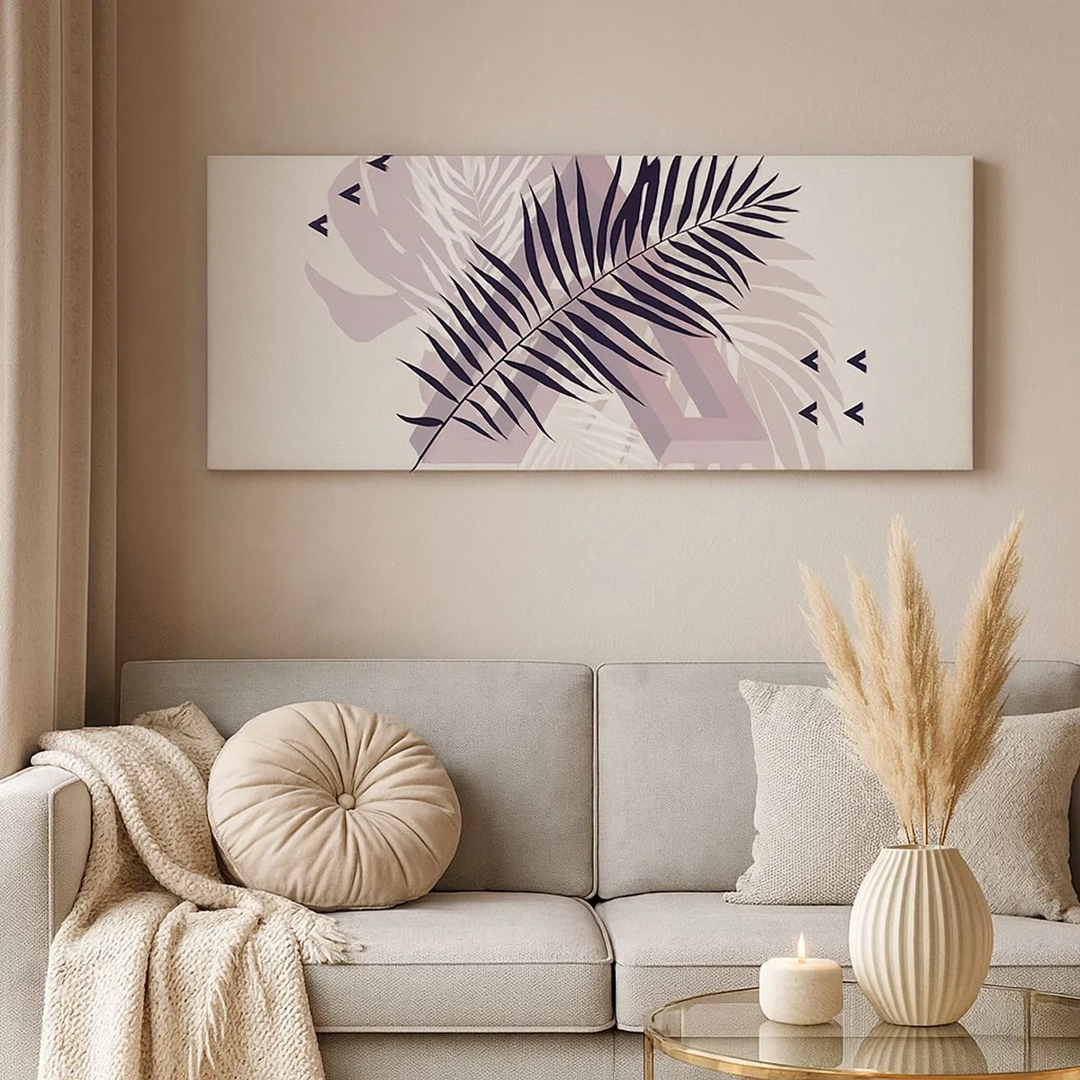 Obraz na płótnie - Cień cienia - 100x40 cm