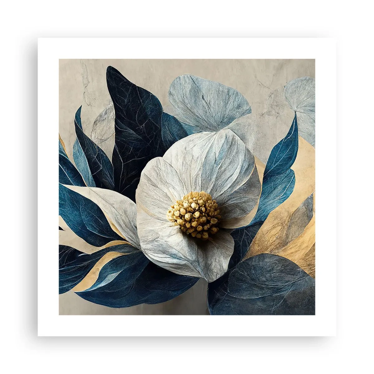 Plakat - Ma złote serce - 50x50 cm