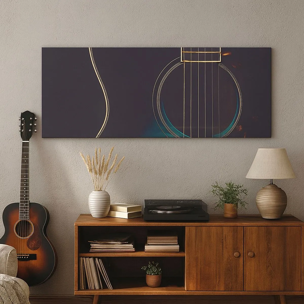 Obraz na płótnie - Chwila zanim zabrzmi - 100x40 cm