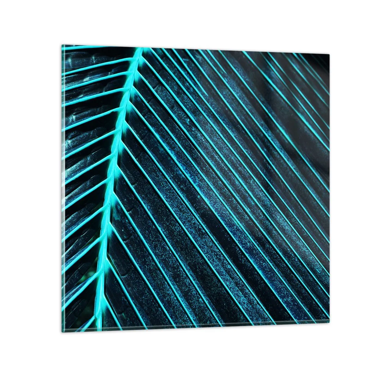 Obraz na szkle - Faktura zieleni - 30x30 cm