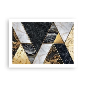 Plakat - Kamień przy kamieniu - 70x50 cm