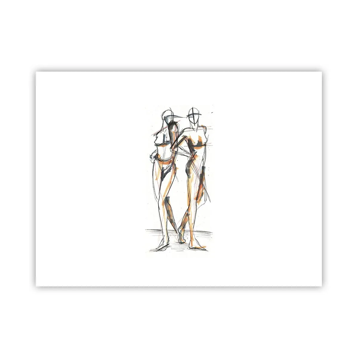 Plakat - Studium wdzięku - 40x30 cm
