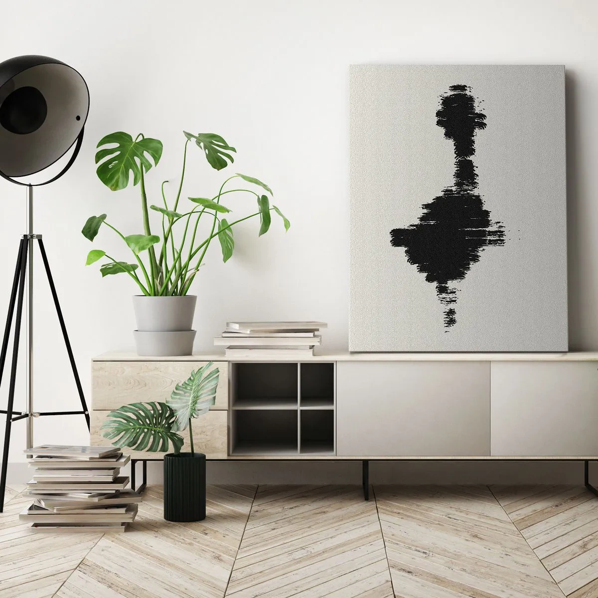 Obraz na płótnie - Drgania wyobraźni - 65x120 cm