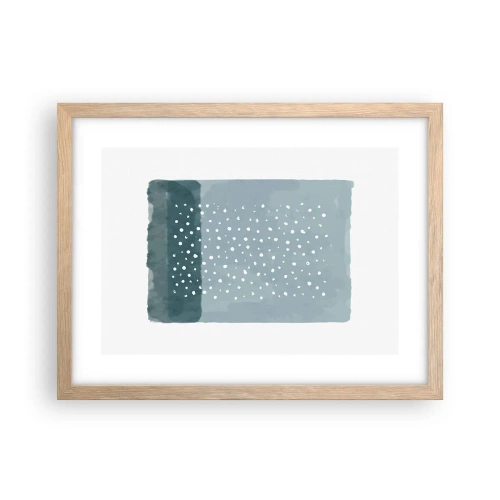 Plakat w ramie jasny dąb - Wyrosłe na błękicie - 40x30 cm