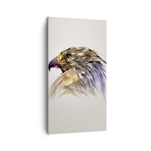 Obraz na płótnie - Portret wojownika - 45x80 cm