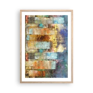 Plakat w ramie jasny dąb - Słoneczna metropolia - 50x70 cm