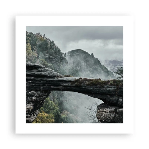 Plakat - Zaraz się zacznie przygoda - 40x40 cm