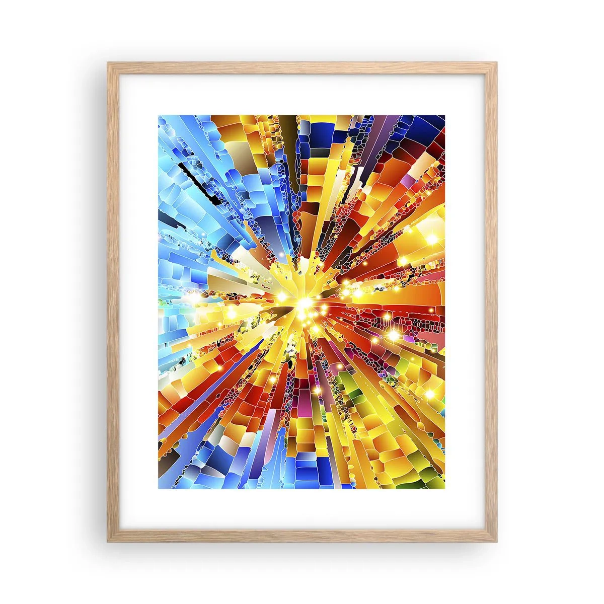 Plakat w ramie jasny dąb - In medias res - 40x50 cm