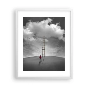 Plakat w białej ramie - Wszystko możliwe - 40x50 cm