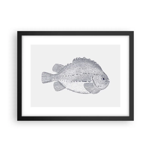 Plakat w czarnej ramie - Do albumu przyrodnika - 40x30 cm