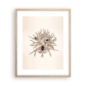 Plakat w ramie jasny dąb - Rozkwitanie w tańcu - 40x50 cm