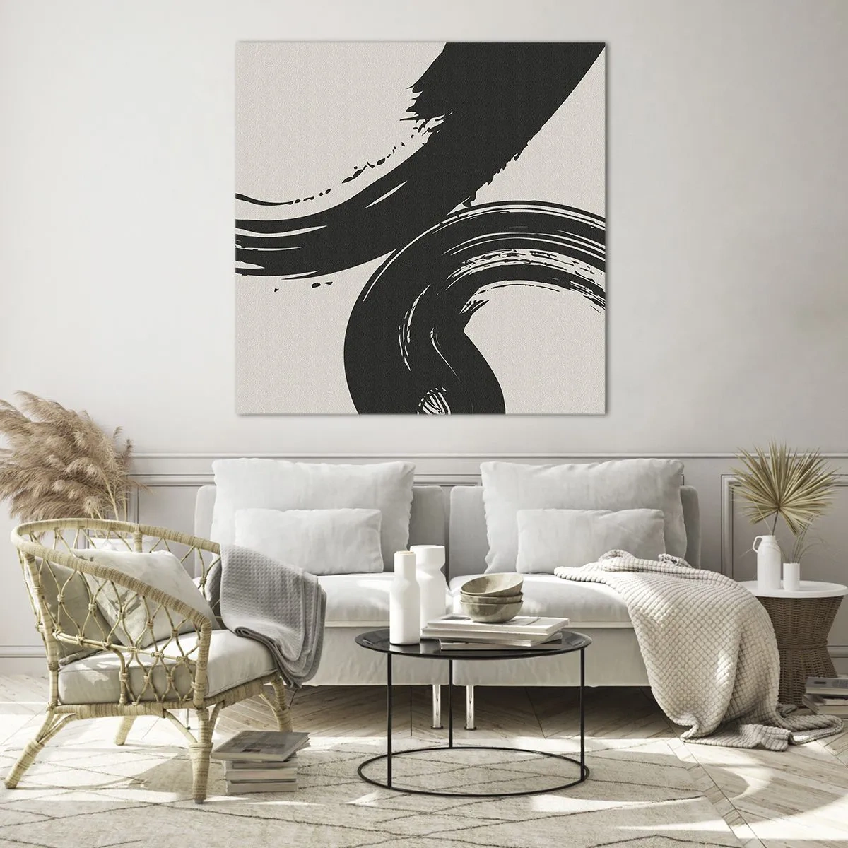 Obraz na szkle - Zamaszyście i koliście - 30x30 cm