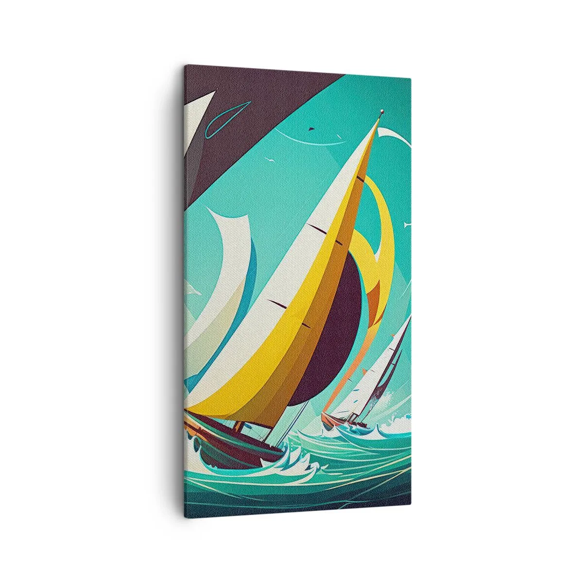 Obraz na płótnie - Z żywiołami za pan brat - 45x80 cm