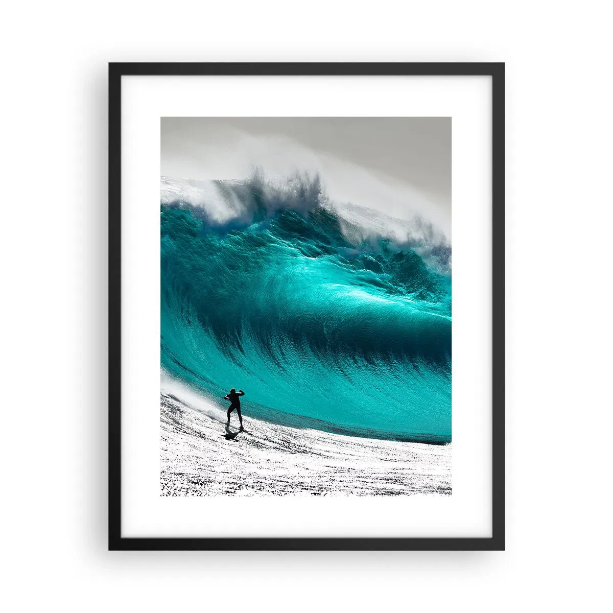 Plakat w czarnej ramie - Wyzwanie przyjęte - 40x50 cm