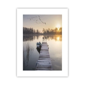 Plakat - Wrócę za jakiś czas - 30x40 cm