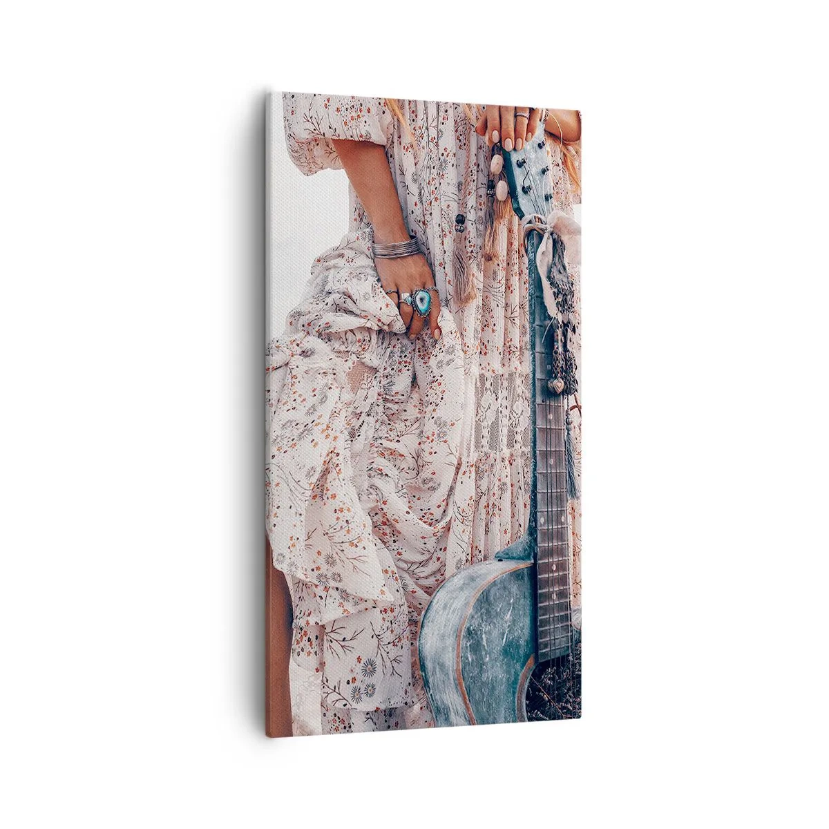 Obraz na płótnie - Dzieci kwiaty w drodze - 55x100 cm