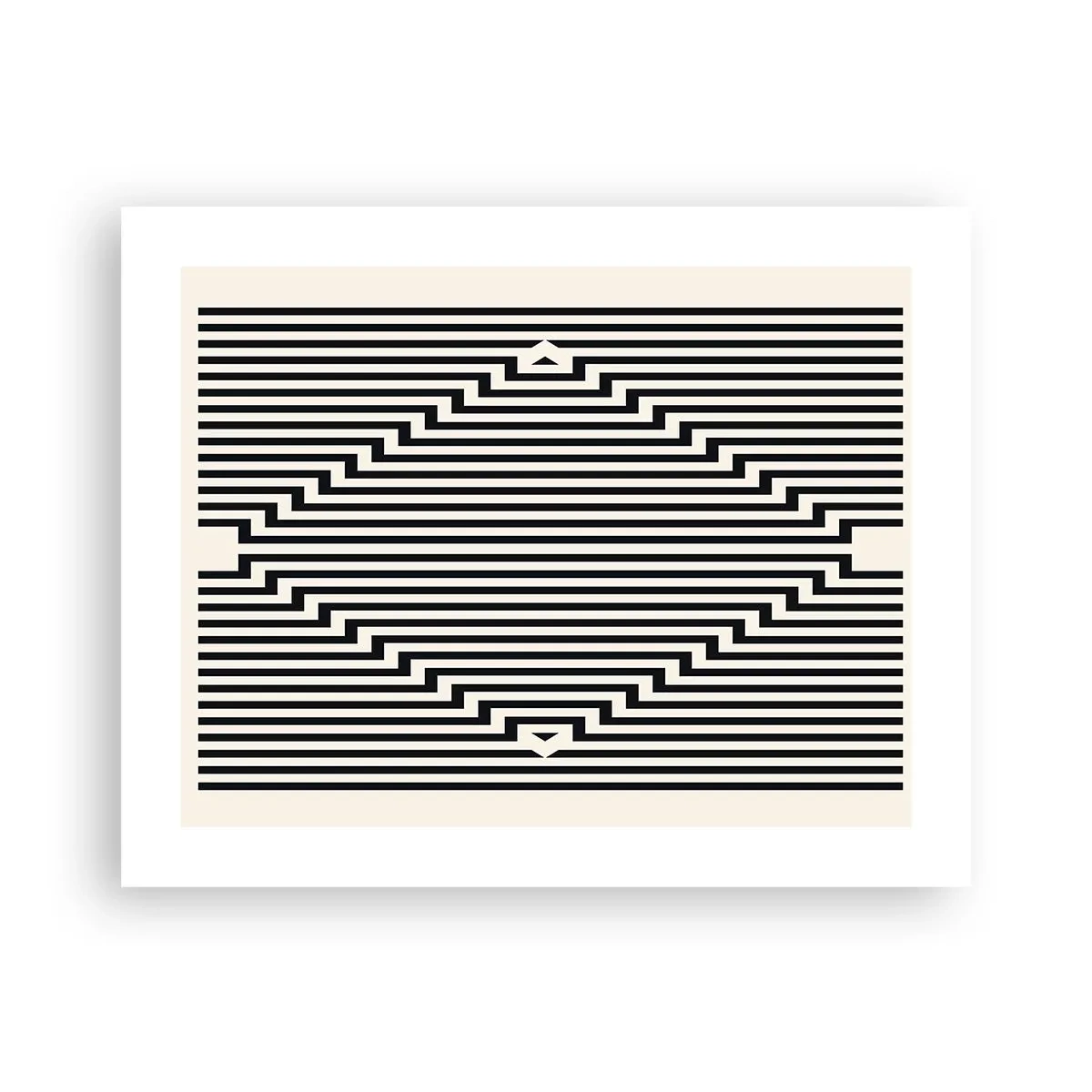 Plakat - Geometryczna iluzja - 50x40 cm