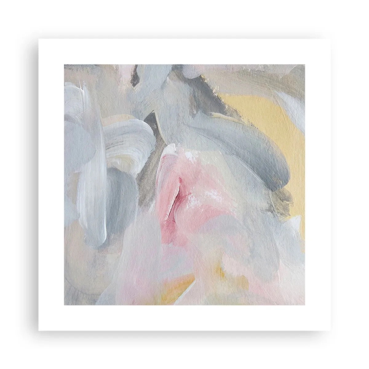 Plakat - W pastelowym świecie - 40x40 cm