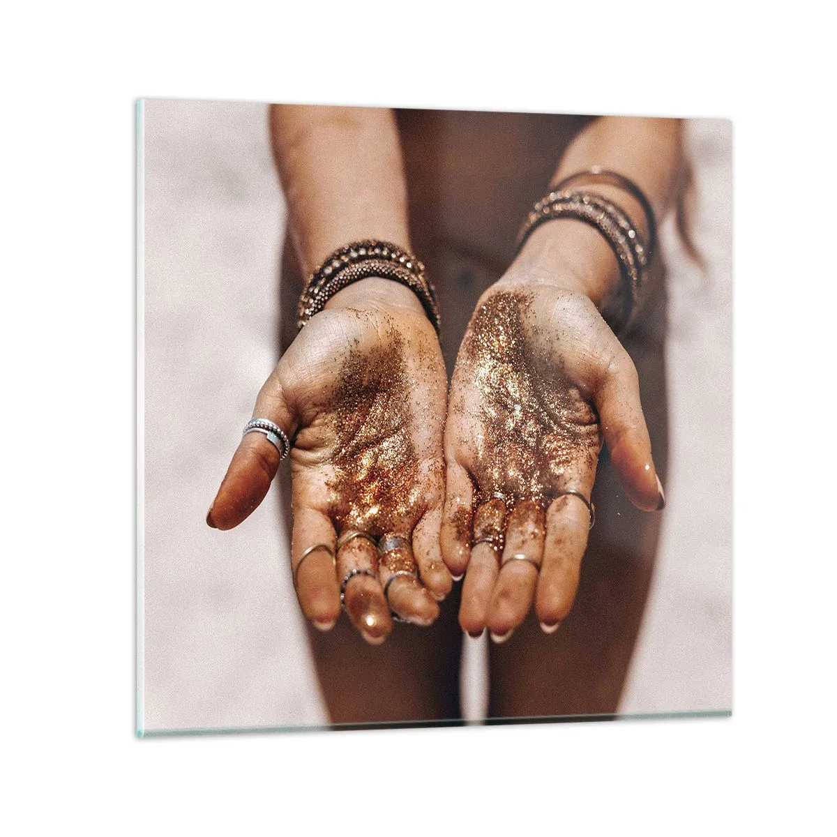 Obraz na szkle - Dar dla ciebie - 30x30 cm