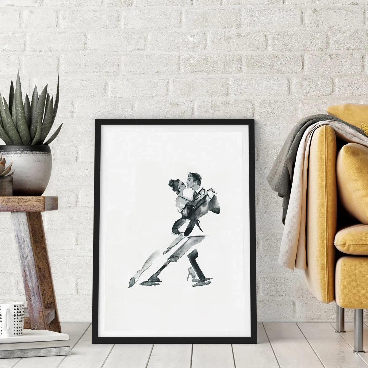 Plakat w czarnej ramie - W jednym rytmie - 40x50 cm