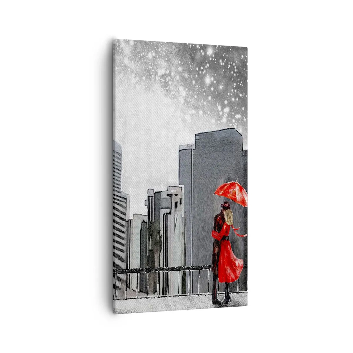 Obraz na płótnie - Człowiek nie kamień - 55x100 cm