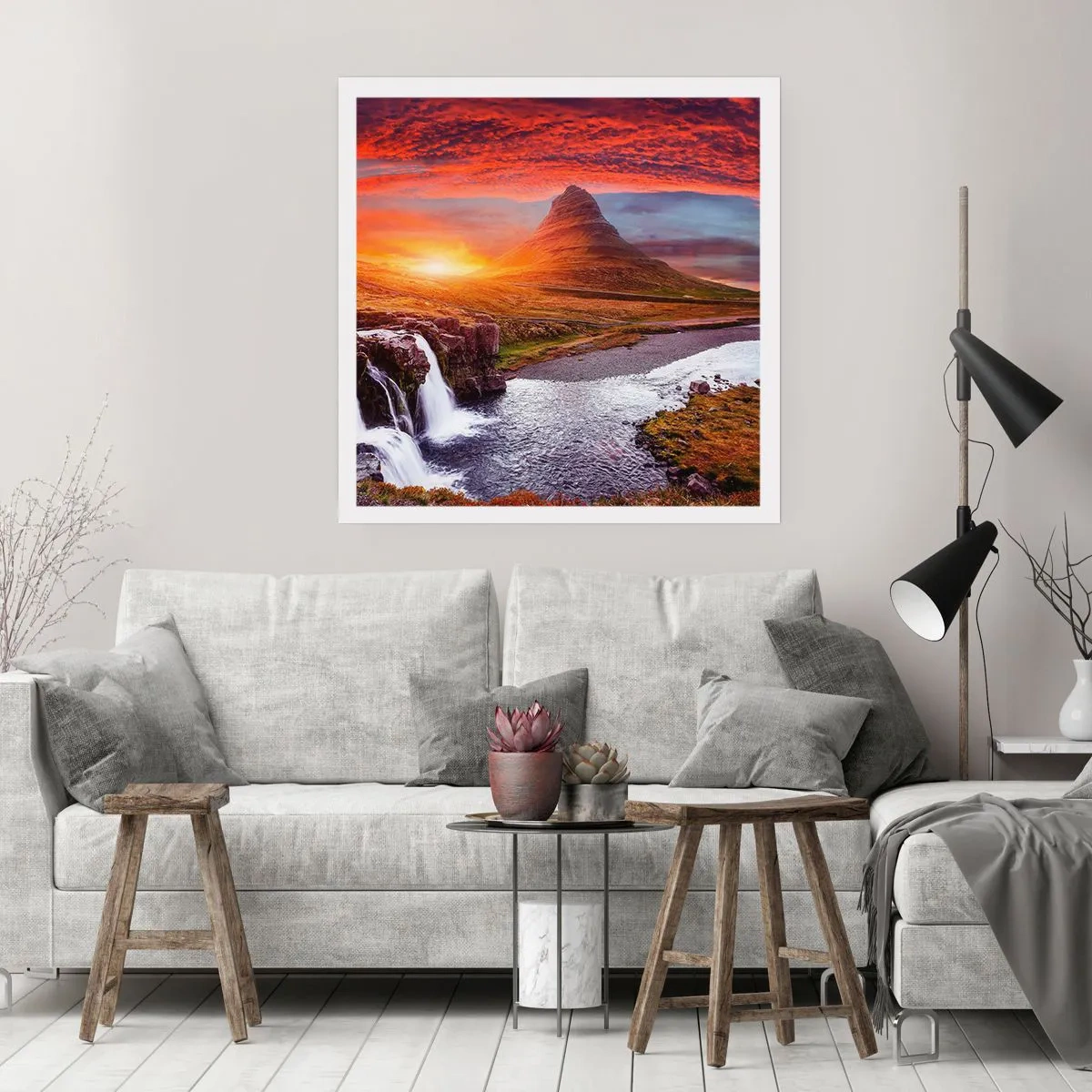 Plakat - Widok Śródziemia - 40x40 cm