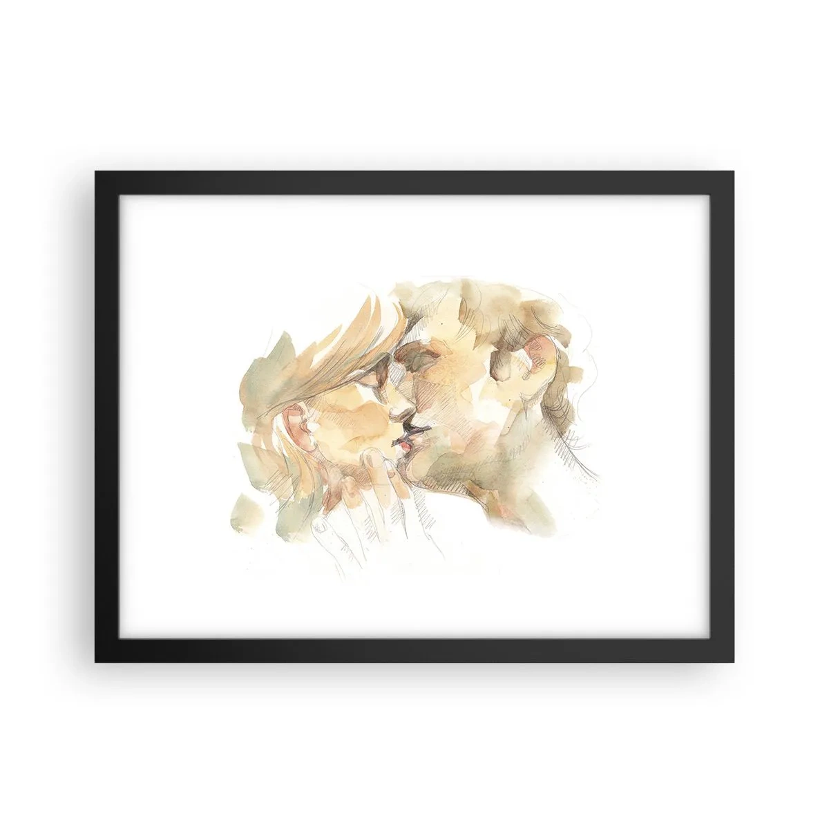 Plakat w czarnej ramie - Odnaleziona połowa? - 40x30 cm
