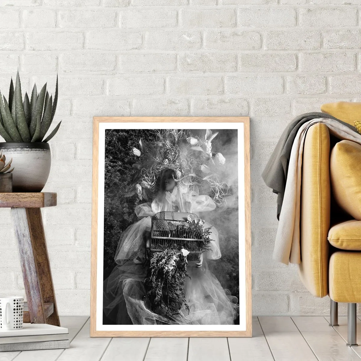 Plakat w ramie jasny dąb - Sama Matka – Natura - 70x100 cm