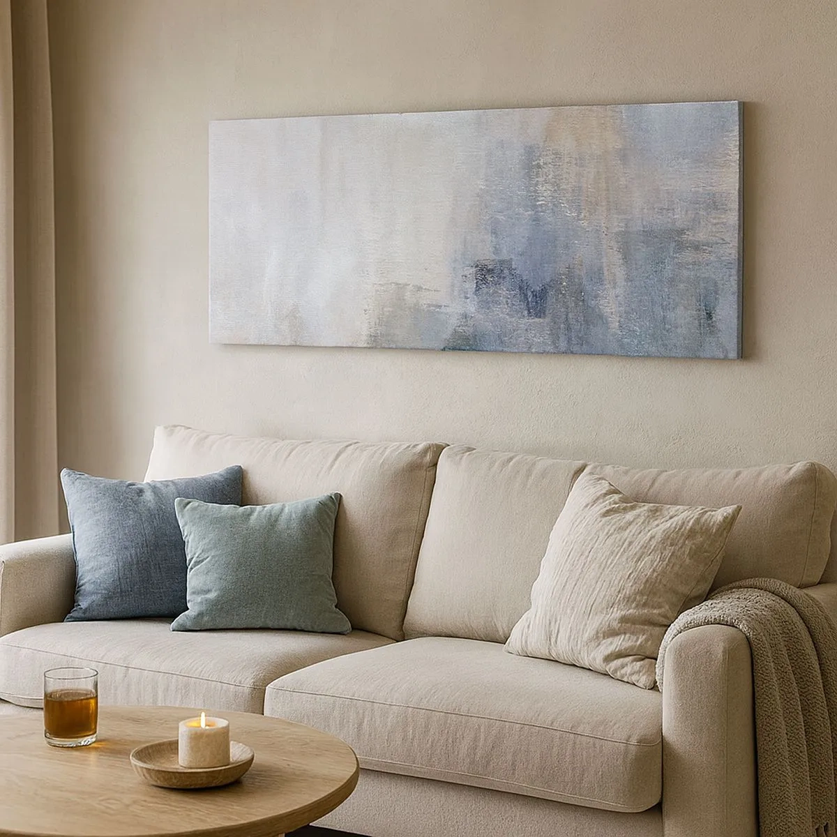 Obraz na płótnie - Tony i akordy barw - 100x40 cm