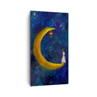 Vászonkép - A világ hívása - 45x80 cm