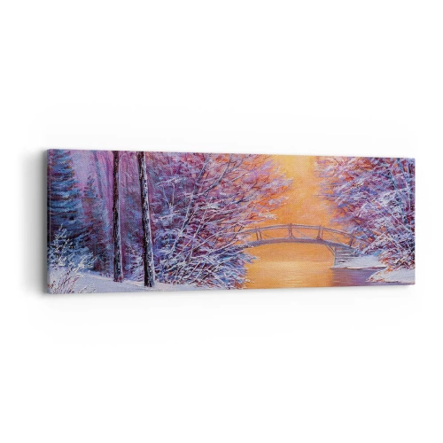 Obraz na płótnie - Spotkajmy się tu - 90x30 cm