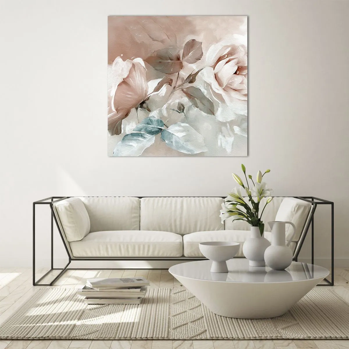 Obraz na szkle - Duch romantyzmu - 70x70 cm