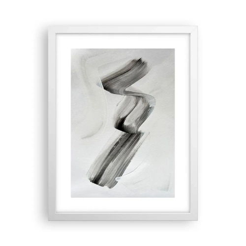 Plakat w białej ramie - Od niechcenia dla zabawy - 30x40 cm
