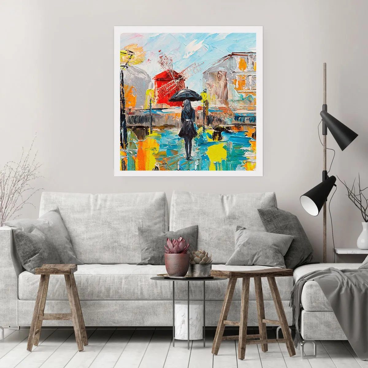 Plakat - Paryskie legendy - 60x60 cm