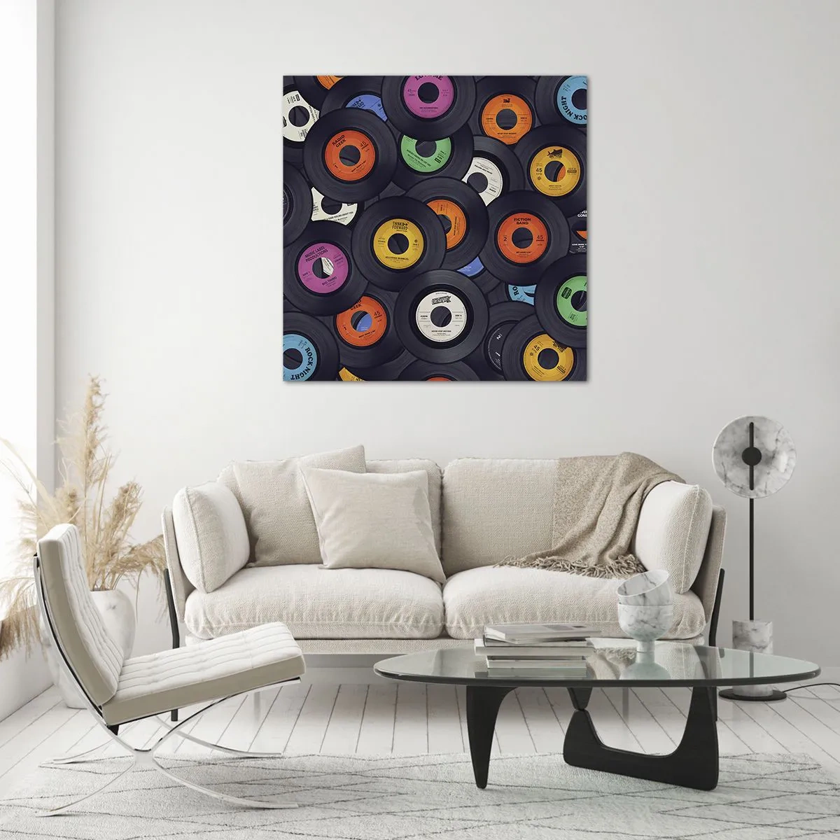 Obraz na szkle - Kolory klasyki - 30x30 cm