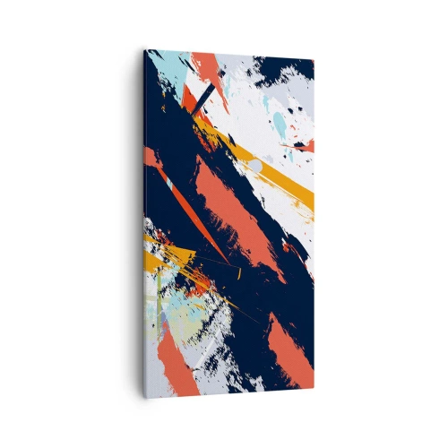 Obraz na płótnie - Kompozycja dynamiczna - 55x100 cm