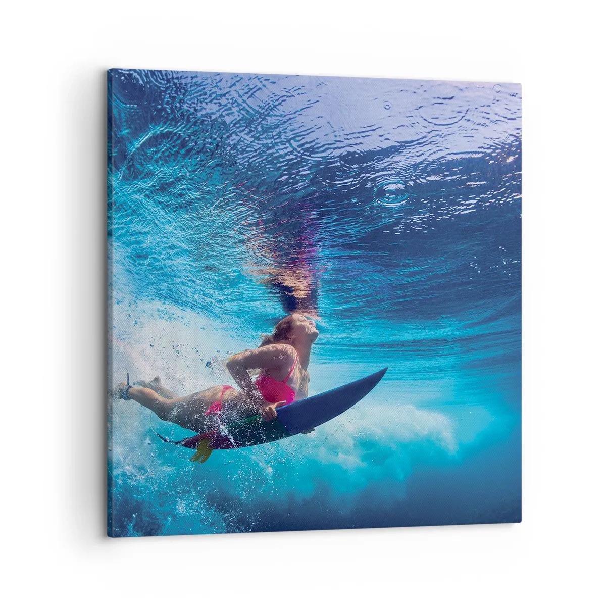 Obraz na płótnie - Głębia radości - 50x50 cm