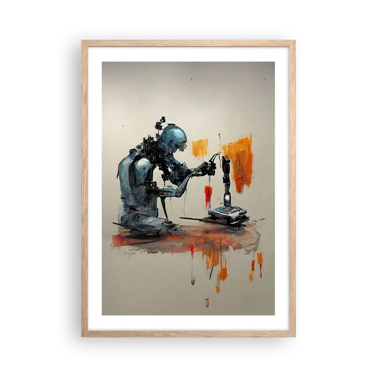 Plakat w ramie jasny dąb - Już jutro… - 50x70 cm