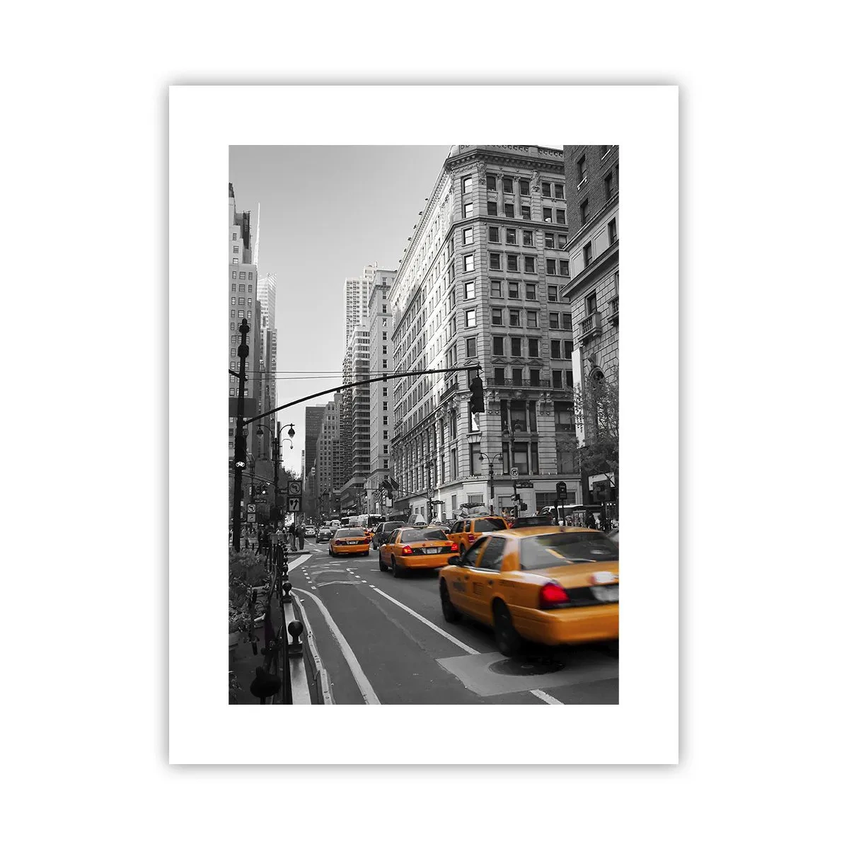 Plakat - Słońca wielkiego miasta - 30x40 cm