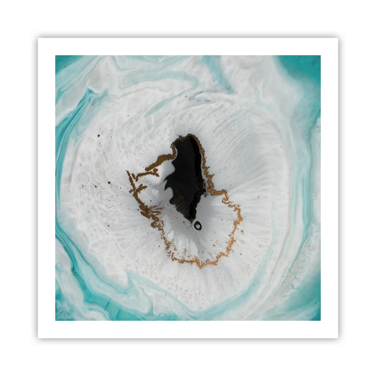 Plakat - Wniknąć do wnętrza - 60x60 cm