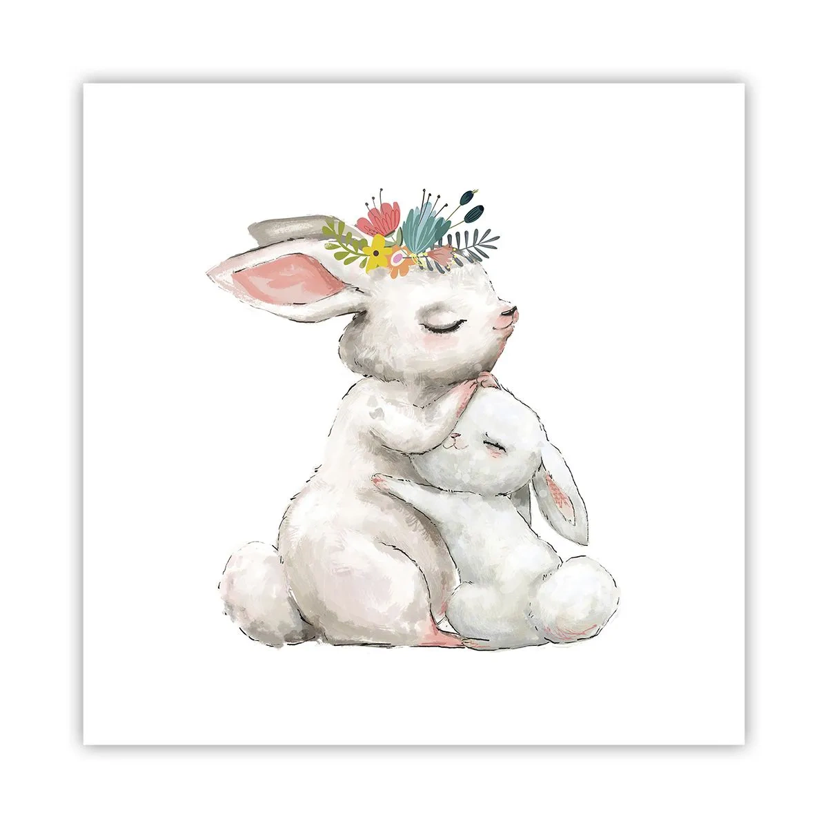 Plakat - Nie ma jak u mamy - 60x60 cm