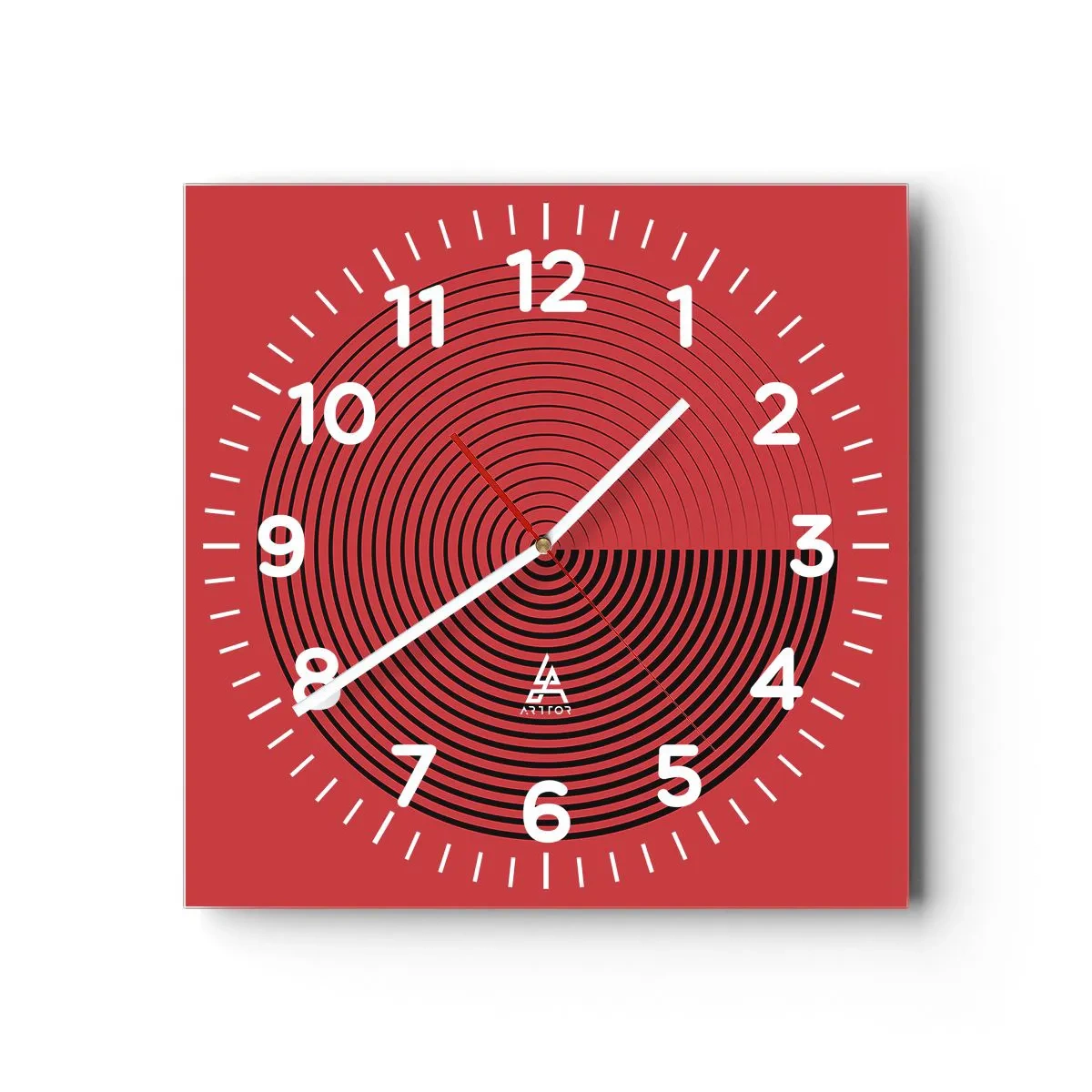 Zegar ścienny - Ruch kolisty - 40x40 cm