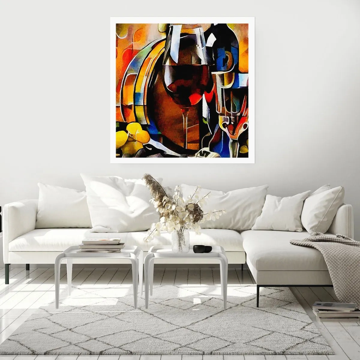 Plakat - I świat nabiera barw - 60x60 cm