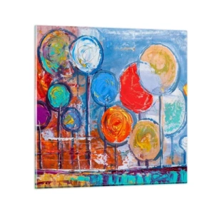 Obraz na szkle - Cuda na kiju - 70x70 cm