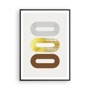 Plakat w czarnej ramie - Ooo! - 70x100 cm